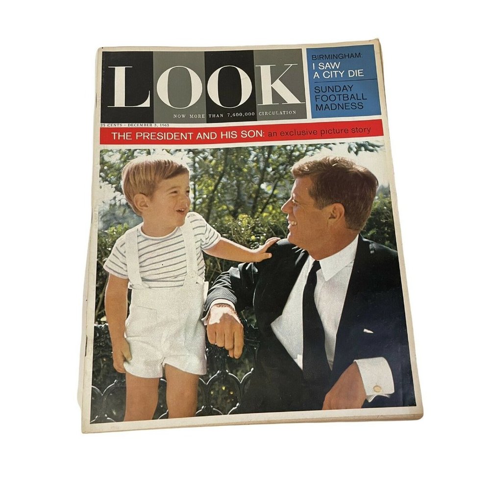 Look Magazine The President and His Son John F Kennedy December 3, 1963‎